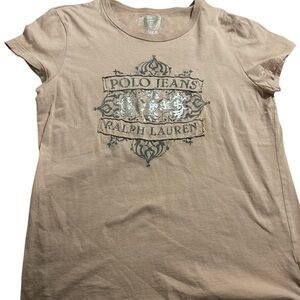 Ralph Lauren Tan Short Sleeve Tee